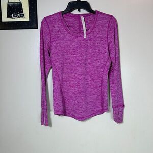 lululemon athletica Magenta Long Sleeve Top